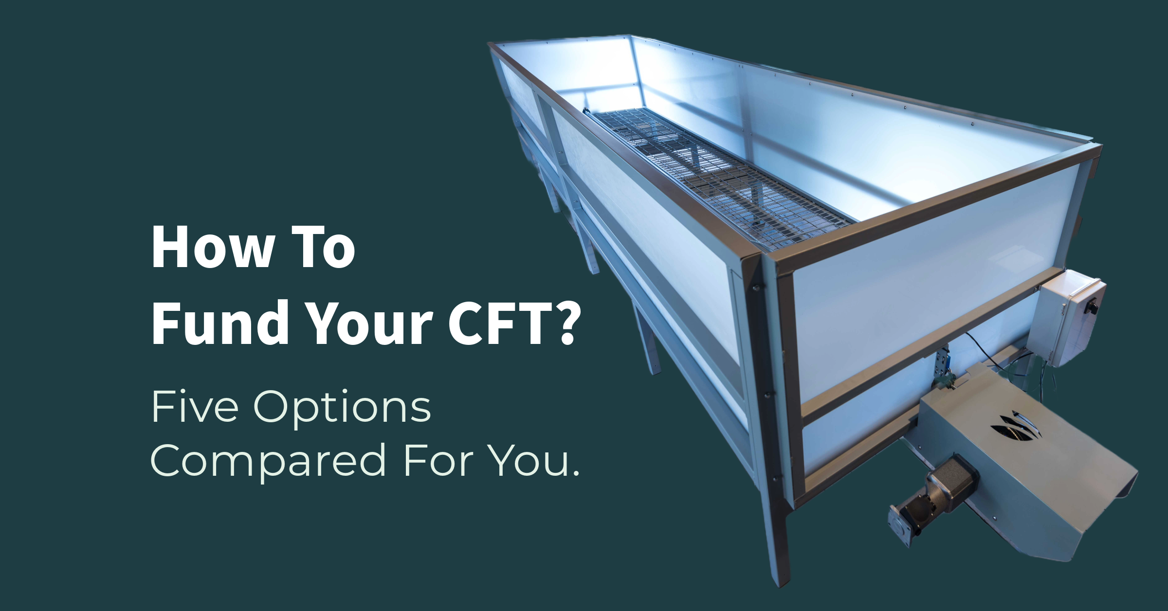 This is the article image for our how to instructions on how to fund your commercial vermicomposting CFT.